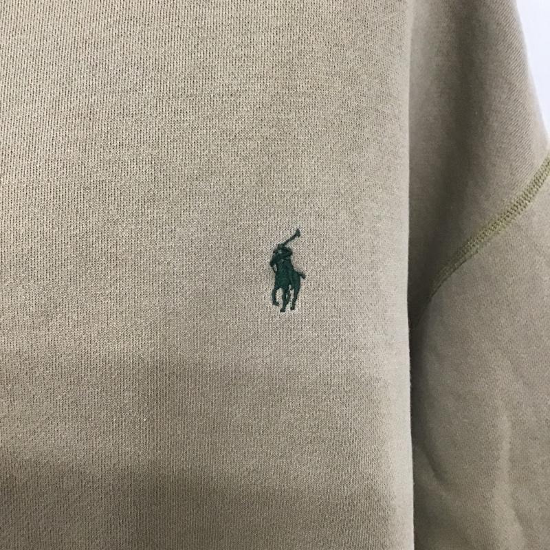 ポロバイラルフローレン Polo by RALPH LAUREN トレーナー 長袖 L 無地 ベージュ / ベージュ / メンズ USED 古着 中古 10106211