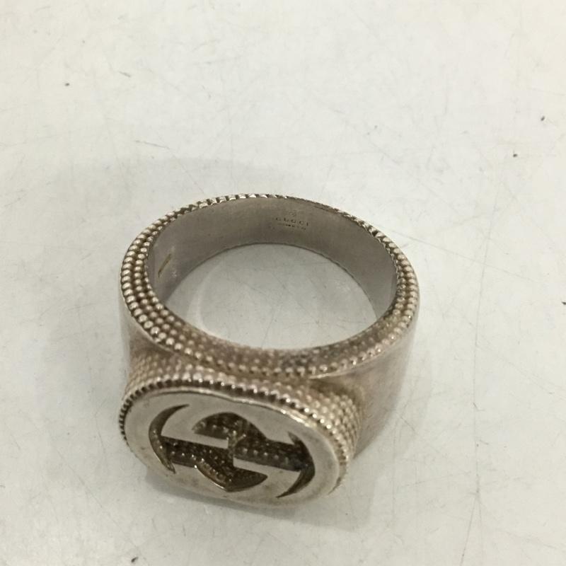 グッチ GUCCI アクセサリー 指輪 GG 14号 インターロッキングG 銀 / シルバー / レディース USED 古着 中古 10137408