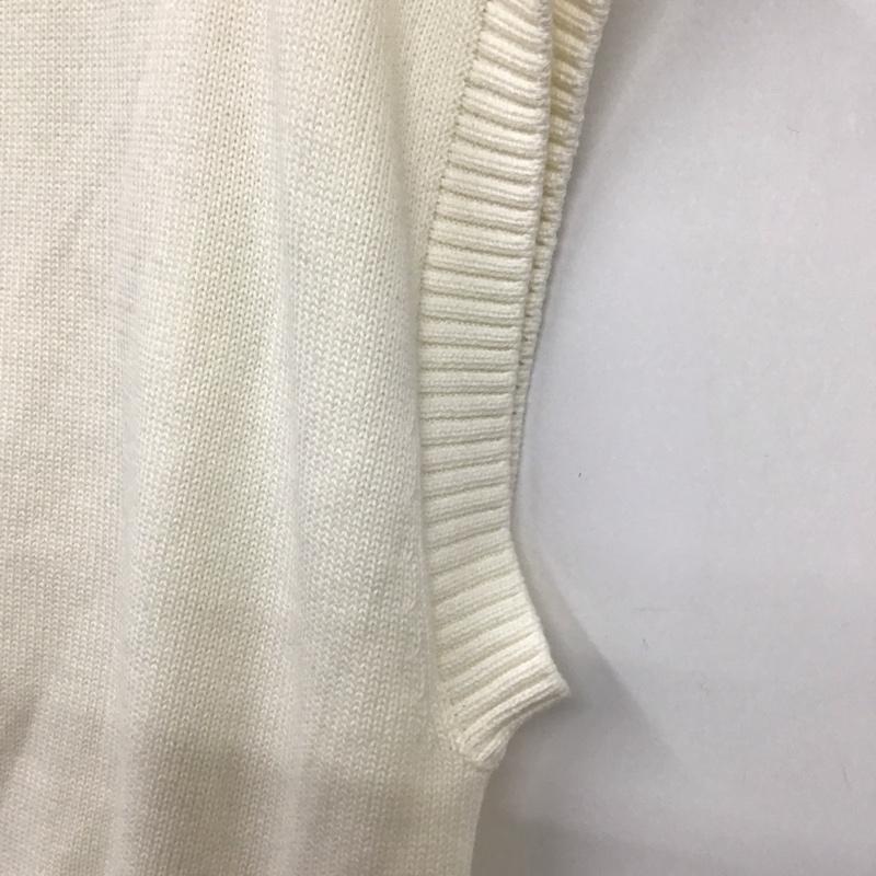 ザラ ZARA ベスト ベスト 4938 405 712 プルオーバーベスト オーバーサイズ M 無地 白 / ホワイト / X 黒 / ブラック / レディース USED 古着 中古 10131282