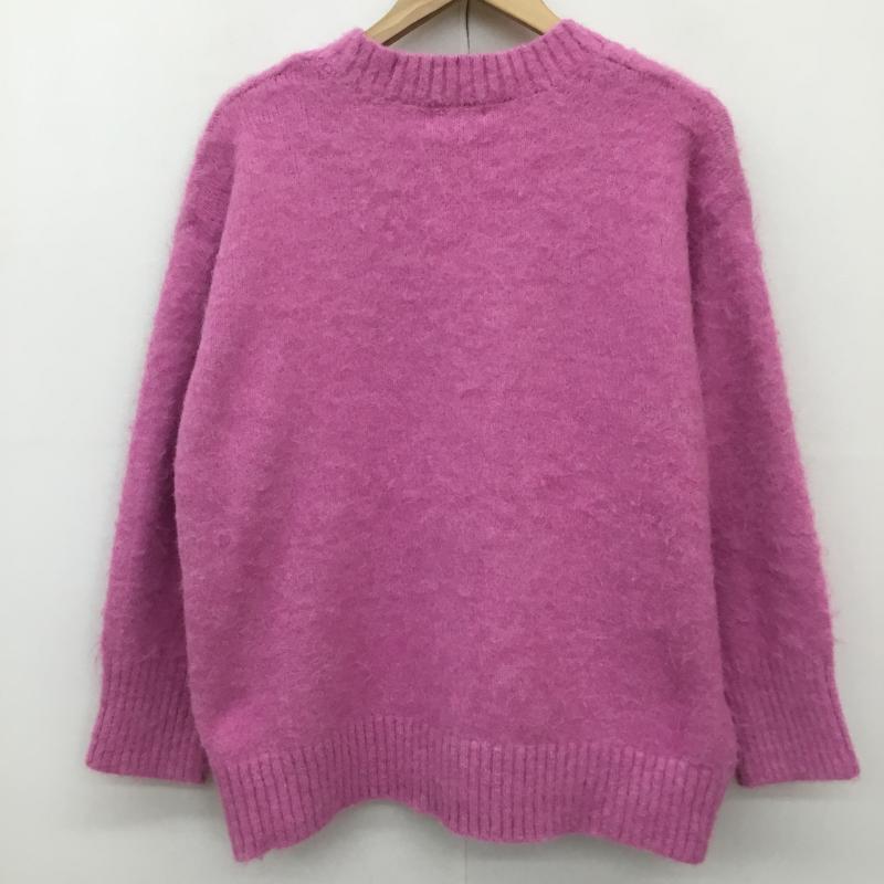 ローリーズファーム LOWRYS FARM カーディガン 長袖 LF623521NT FREE 無地 桃 / ピンク / レディース USED 古着 中古 10135116