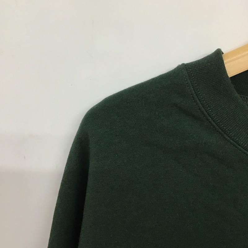 チャンピオン Champion トレーナー 長袖 裏起毛 スウェット MONO-MART XL ワンポイント 緑 / グリーン / メンズ USED 古着 中古 10132218