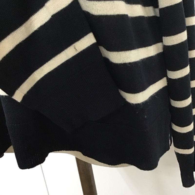 ザラ ZARA ニット、セーター 長袖 ボーダー S ボーダー柄 マルチカラー / マルチカラー /  レディース USED 古着 中古 10114141