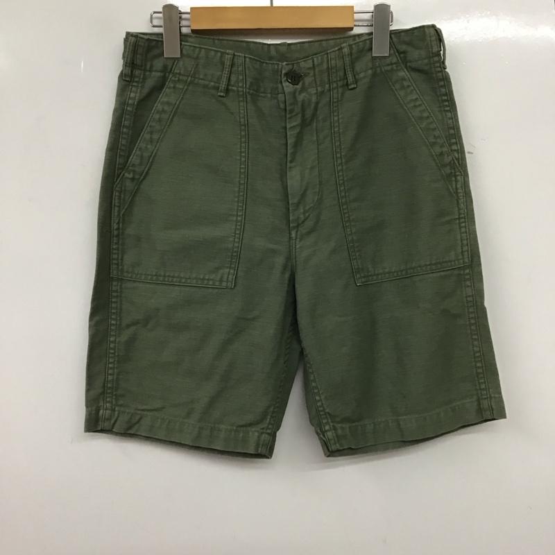 オアスロウ orSlow パンツ ショートパンツ 2 無地 カーキ / カーキ / メンズ USED 古着 中古 10134837