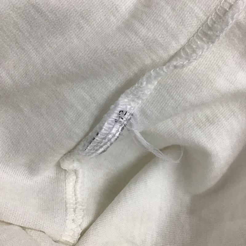アディダス adidas Tシャツ 長袖 長袖カットソー プリントカットソー クルーネック プリント 白 / ホワイト / メンズ USED 古着 中古 10140138