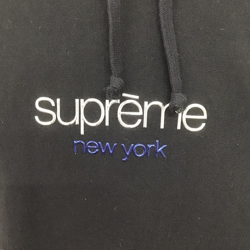 シュプリーム Supreme パーカー 長袖 16AW ChromeClassicLogoHooded 長袖パーカー スウェットパーカー XL ロゴ、文字 黒 / ブラック / メンズ USED 古着 中古 10107390