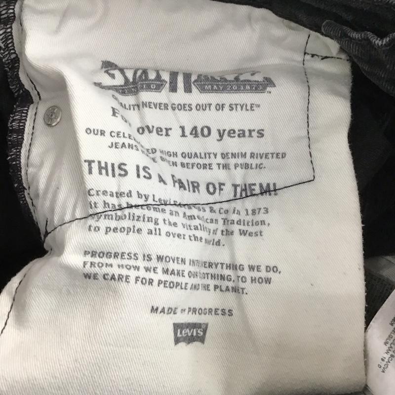 リーバイス Levi s パンツ デニム、ジーンズ 28インチ 無地 黒 / ブラック / メンズ USED 古着 中古 10129946