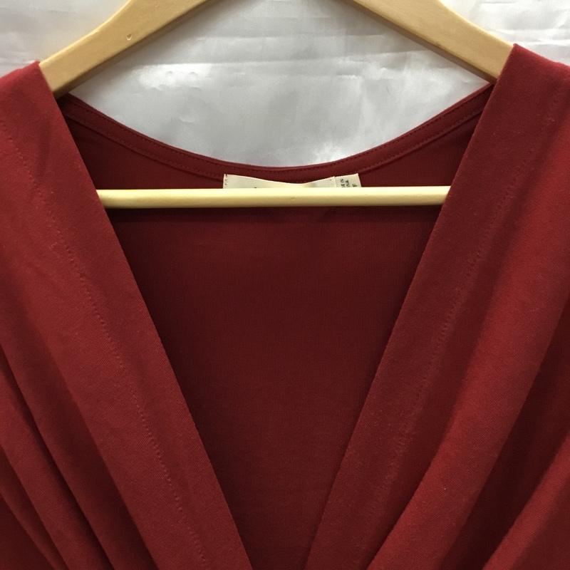 マウジー MOUSSY トップス トップス 010AAH80-5650 フロントツイストトップ ノースリーブ FREE 無地 ボルドー / ボルドー / レディース USED 古着 中古 10118164