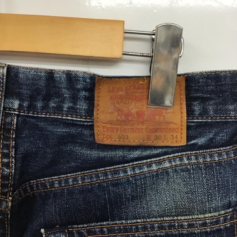 リーバイストラウスアンドコー Levi Strauss & co. パンツ デニム、ジーンズ デニムパンツ ワイドパンツ カジュアルパンツ 30インチ 無地 インディゴ / インディゴ / メンズ USED 古着 中古 10135458