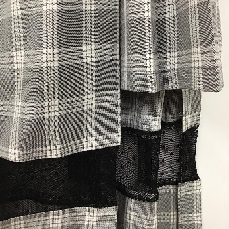 アクシーズファム axes femme スカート ひざ丈スカート M チェック マルチカラー / マルチカラー / レディース USED 古着 中古 10129295