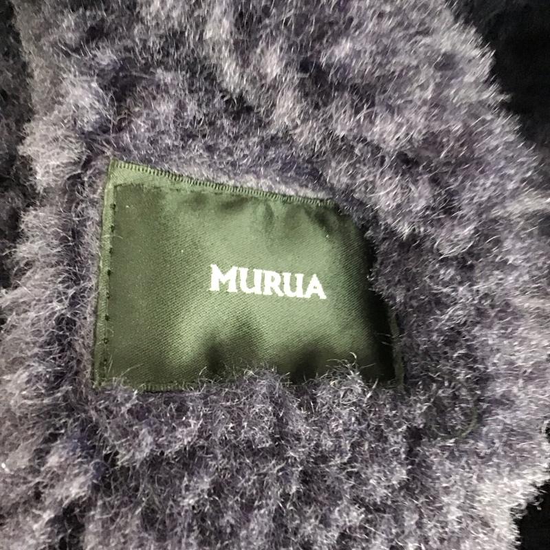 ムルーア MURUA ジャケット、上着 ジャンパー、ブルゾン 012150200401-01 ルーズフェイクムートンブルゾン M 無地 茶 / ブラウン / X 紫 / パープル / レディース USED 古着 中古 10137723