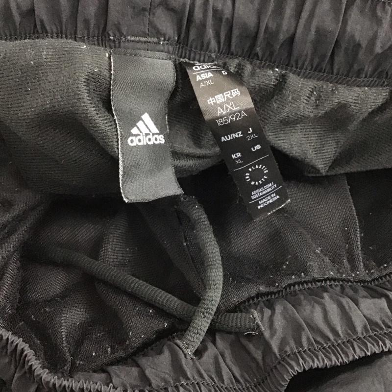 アディダス adidas ボトムス ボトムス HM2692 ウーブンパンツ ウインドロングパンツ ナイロンパンツ 2XL ロゴ、文字 黒 / ブラック / X ベージュ / ベージュ / メンズ USED 古着 中古 10139500