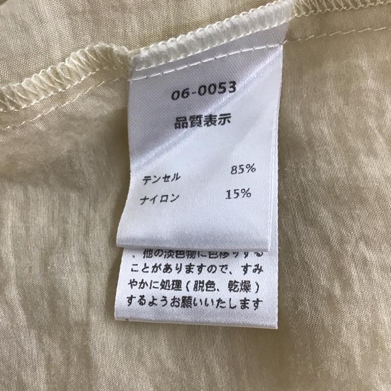 アルシーヴ archives シャツ、ブラウス 長袖 無地 ベージュ / ベージュ / レディース USED 古着 中古 10130289