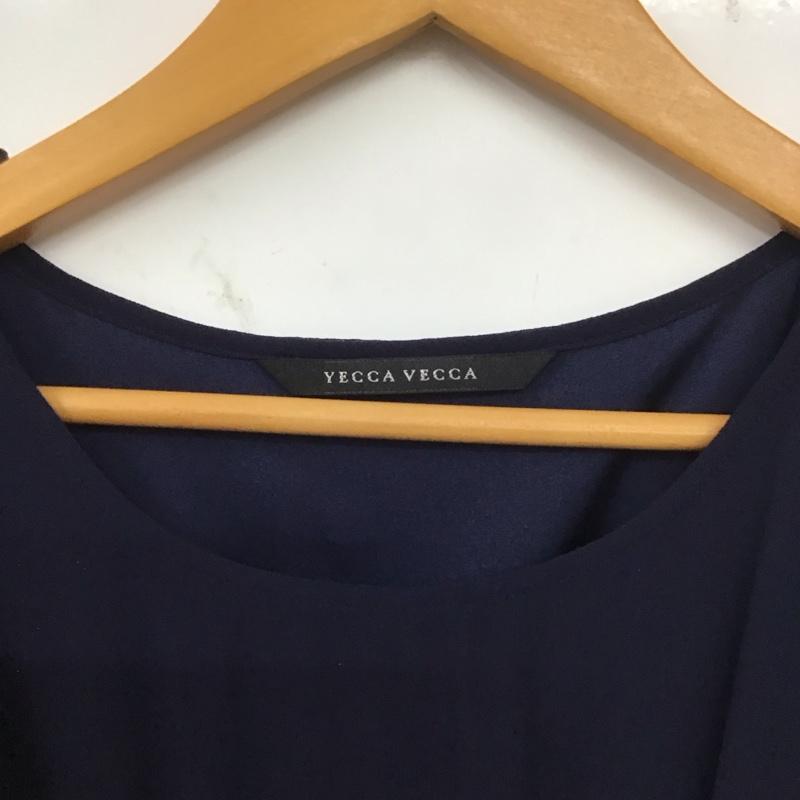 イェッカヴェッカ YECCA VECCA ワンピース ミニスカート FREE 無地 紺 / ネイビー / レディース USED 古着 中古 10138811