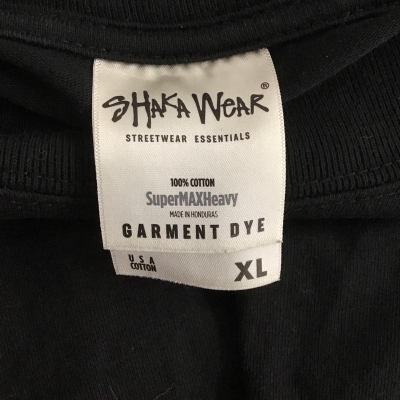 シャカウエア Shaka wear カットソー 長袖 長袖カットソー 無地カットソー クルーネック XL 無地 黒 / ブラック / メンズ USED 古着 中古 10138109