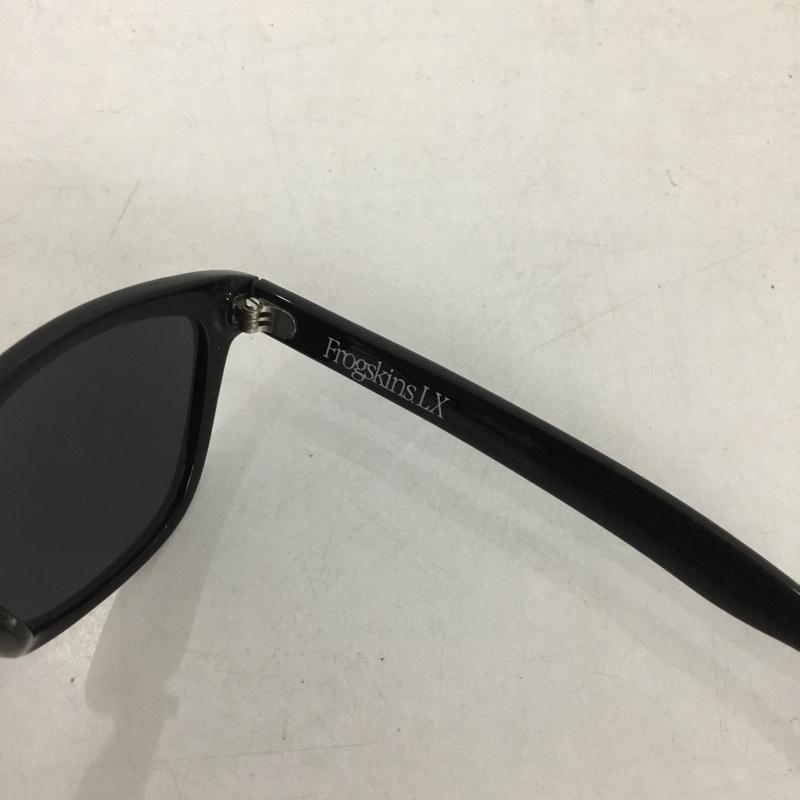 オークリー OAKLEY めがね・サングラス サングラス OO2039-01 Frogskins LX ミラーレンズ ロゴ、文字 黒 / ブラック / メンズ USED 古着 中古 10136951