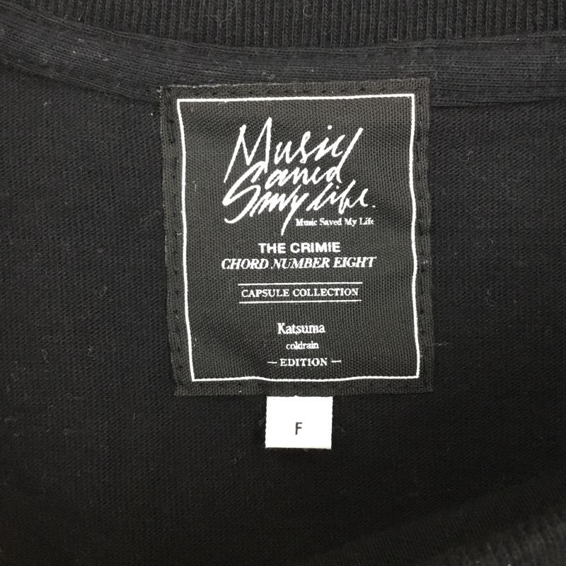 クライミー CRIMIE Tシャツ 半袖 M201-01K5-TS03 半袖カットソー プリントTシャツ クルーネックカットソー FREE プリント 黒 / ブラック / メンズ USED 古着 中古 10106482