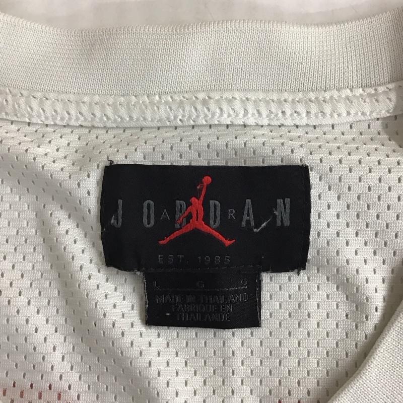 エアジョーダン AIR JORDAN タンクトップ タンクトップ タンクトップ ノースリーブカットソー スポーツウェア L プリント 白 / ホワイト / メンズ USED 古着 中古 10119963