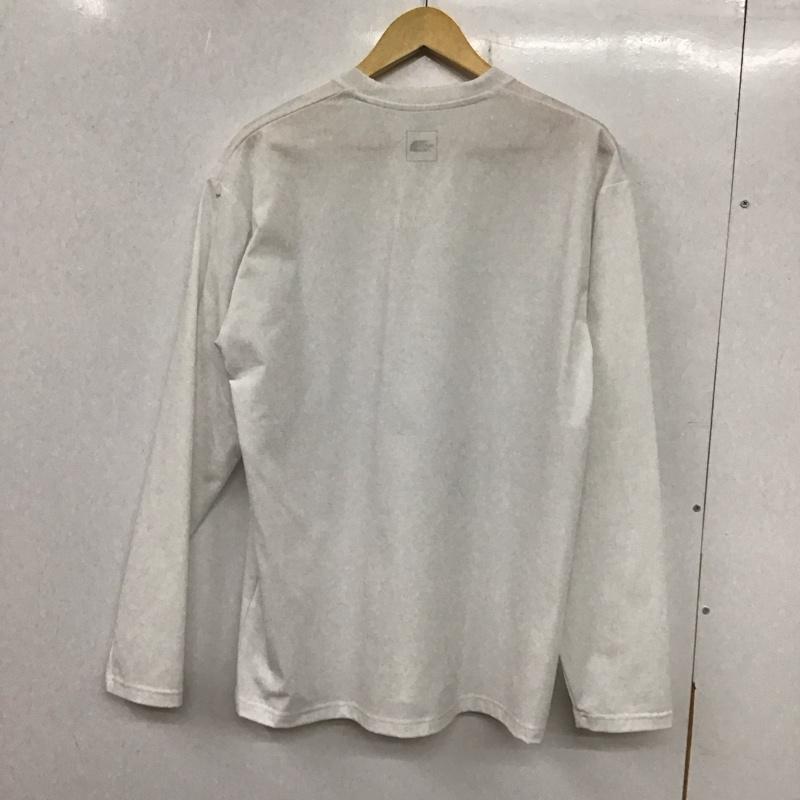 ザノースフェイス THE NORTH FACE カットソー 長袖 nt12341 長袖カットソー プリントTシャツ クルーネックカットソー L 無地 白 / ホワイト / メンズ USED 古着 中古 10136566