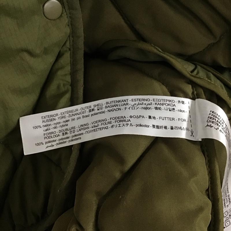 ザラ ZARA ジャケット、上着 ジャケット、ブレザー キルティングジャケット スタンドカラージャケット ボタン前開ジャケット M 無地 カーキ / カーキ / レディース USED 古着 中古 10124740