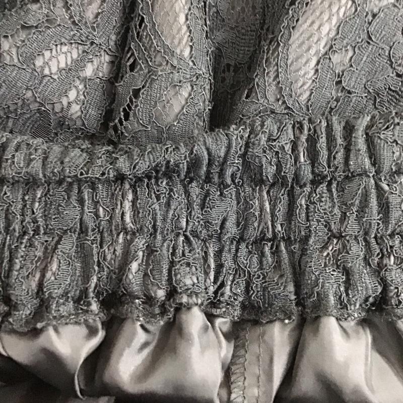 アクシーズファム axes femme スカート ロングスカート ts285x61 総レーススカート ロングスカート フレアスカート M 花柄 黒 / ブラック / レディース USED 古着 中古 10107673