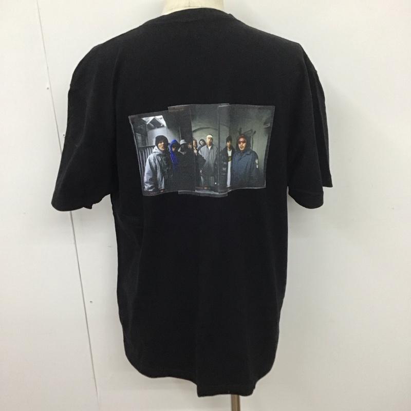 ナイトリッチ NITRICH Tシャツ 半袖 半袖カットソー プリントTシャツ クルーネックカットソー プリント 黒 / ブラック /  メンズ USED 古着 中古 10110877