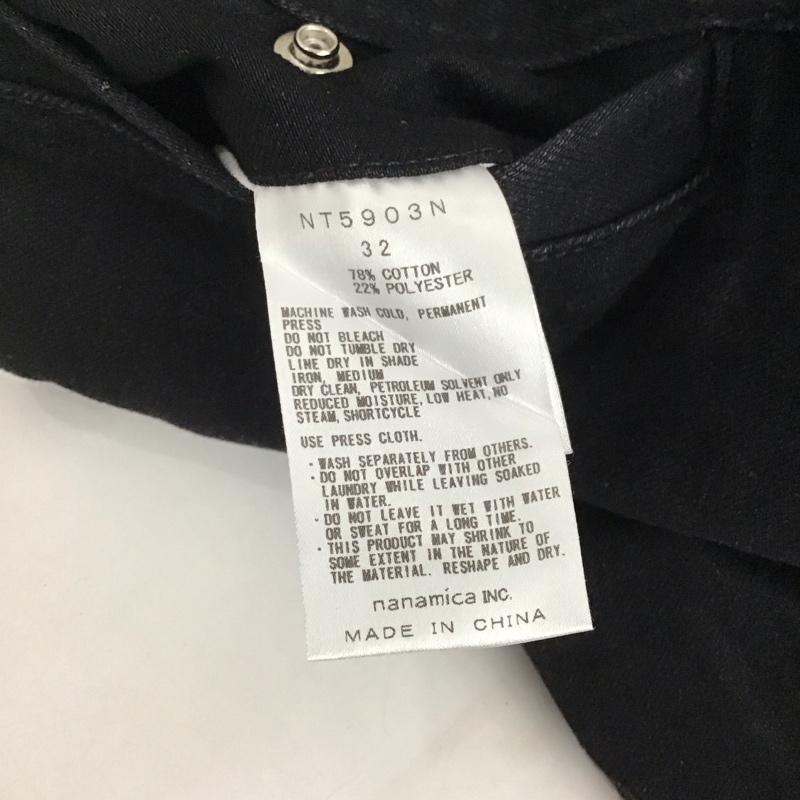 ザ ノースフェイス パープルレーベル THE NORTH FACE PURPLE LABEL パンツ デニム、ジーンズ nt5903n ウェッビングベルトデニムパンツ カジュアルパンツ 32インチ 無地 黒 / ブラック /  メンズ USED 古着 中古 10126302