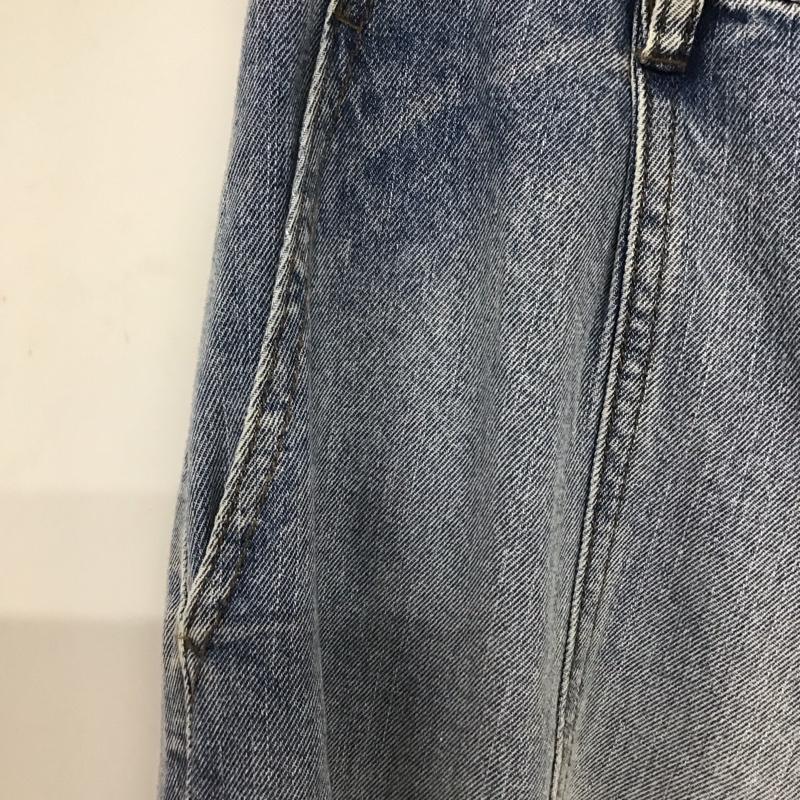 ダブルクローゼット w closet パンツ デニム、ジーンズ FREE 無地 水色 / ライトブルー / レディース USED 古着 中古 10139599