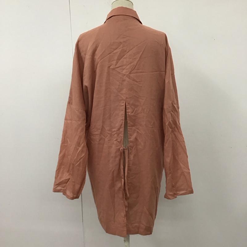 フーズフーチコ who s who Chico ジャケット、上着 ジャケット、ブレザー CHZ1011604A0006 シアーシャツジャケット FREE 無地 桃 / ピンク / レディース USED 古着 中古 10112370