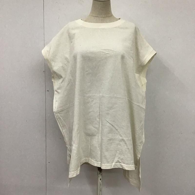 フリークスストア FREAK S STORE カットソー 半袖 326-888-01050 フレンチスリーブチュニックTシャツ FREE 無地 アイボリー / アイボリー / レディース USED 古着 中古 10109694