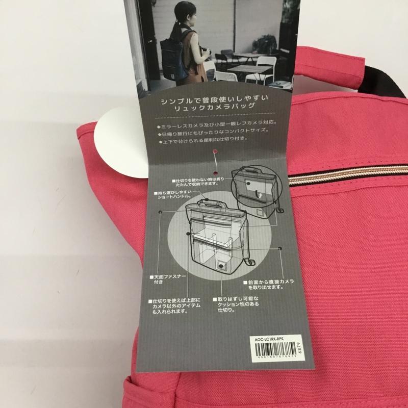 古着 USED リュックサック、デイパック リュックサック、デイバッグ カメラリュック トートバッグ 2WAY Lecce AOC-LC1RK RPK ロゴ、文字 桃 / ピンク / メンズ USED 古着 中古 10131846