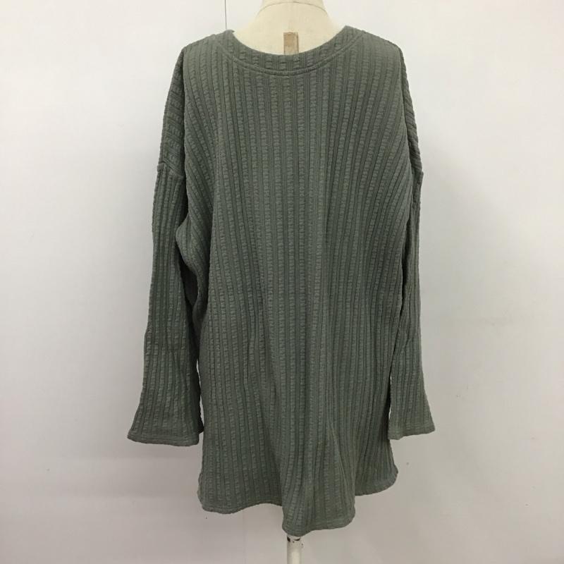 フリークスストア FREAK S STORE カットソー 長袖 長袖カットソー 無地カットソー ヘンリーネック FREE カーキ / カーキ / レディース USED 古着 中古 10125157