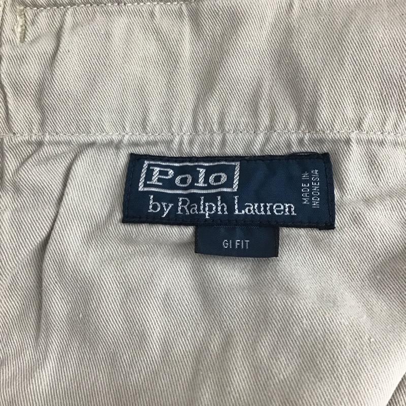 ポロバイラルフローレン Polo by RALPH LAUREN パンツ チノパン チノパン ワイドパンツ カジュアルパンツ 34インチ 無地 ベージュ / ベージュ / メンズ USED 古着 中古 10130692