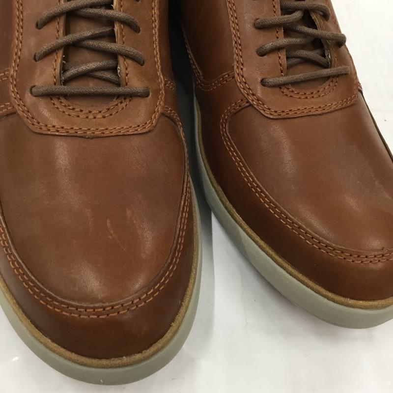 クラークス Clarks カジュアルシューズ カジュアルシューズ 26136811 Un Voyage Lace UNSTRUCTURED UK8.5 箱有 26.5cm US:9.5 無地 茶 / ブラウン / メンズ USED 古着 中古 10105861