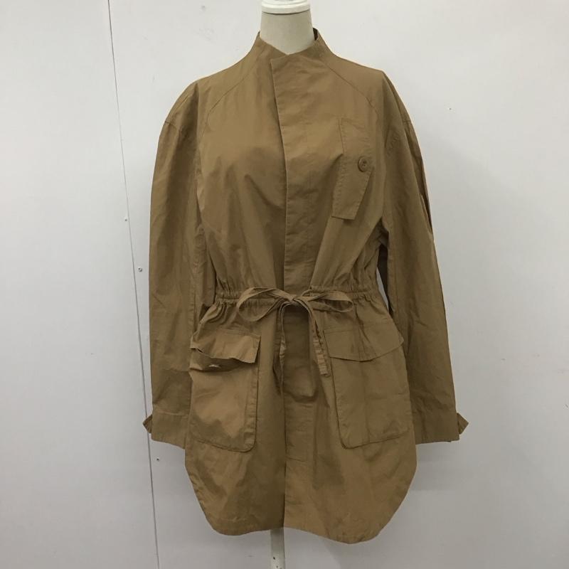 スライ SLY シャツ、ブラウス 長袖 030bsz30-6410 WAISTDRAWSTRINGMILITARYSH 長袖シャツ ノーカラーシャツ ロングシャツ FREE 無地 ベージュ / ベージュ / レディース USED 古着 中古 10108468