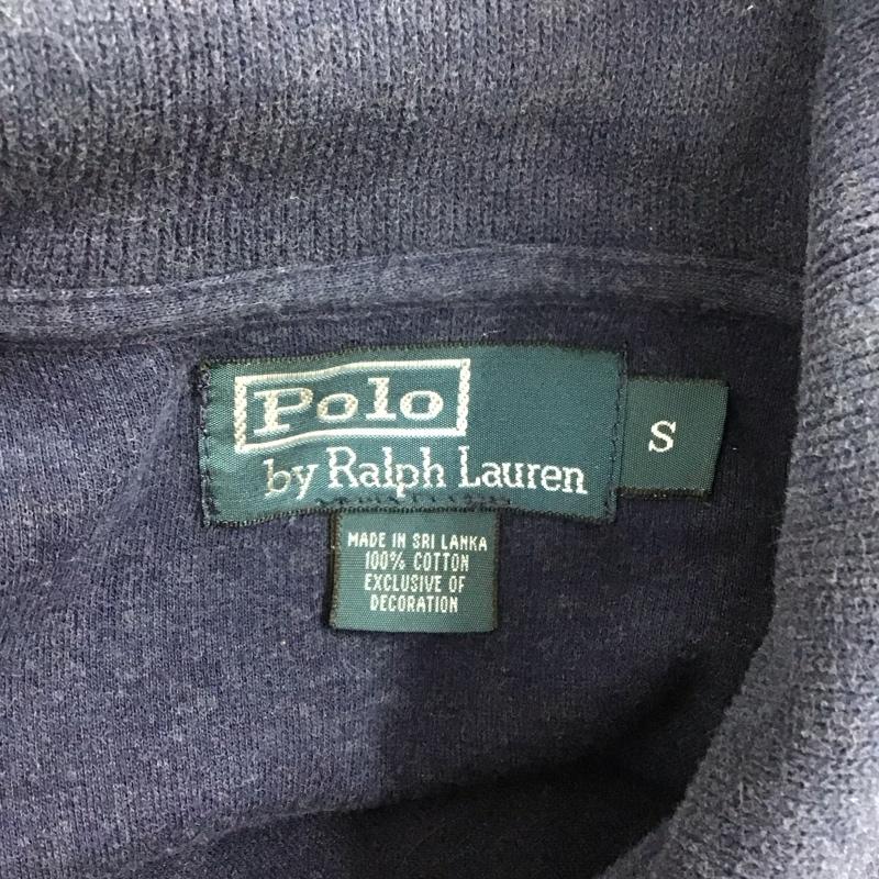 ポロバイラルフローレン Polo by RALPH LAUREN ニット、セーター 長袖 コットン ハーフジップ S ワンポイント 紺 / ネイビー / メンズ USED 古着 中古 10110836