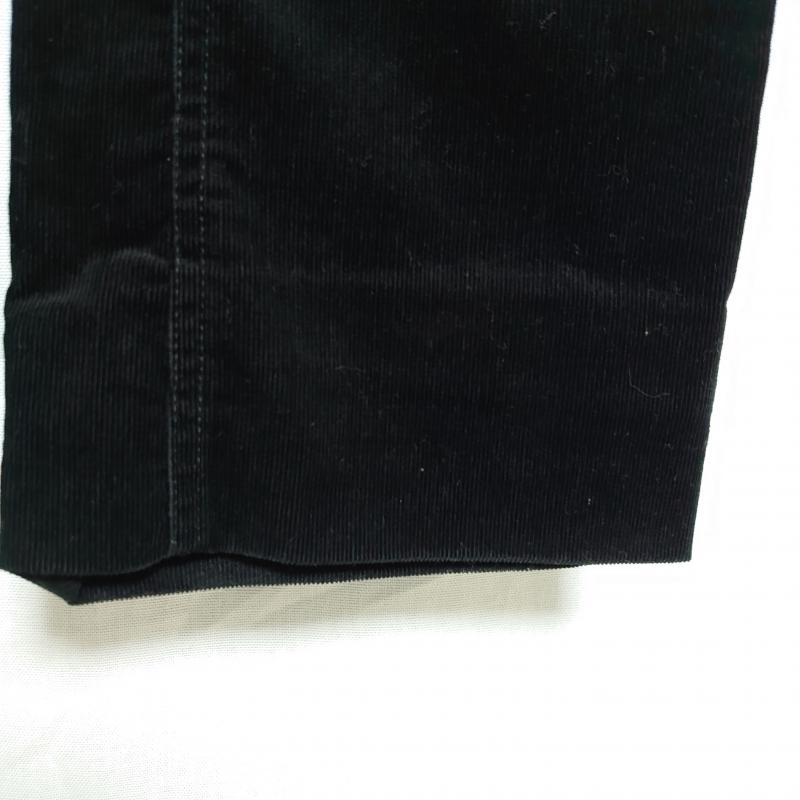 カッパ Kappa パンツ スラックス コーデュロイパンツ 7 無地 X ワンポイント 黒 / ブラック / レディース USED 古着 中古 10011949