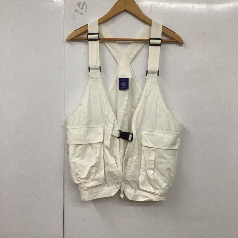 ニコアンド niko and... ベスト ベスト FREE 無地 白 / ホワイト / レディース USED 古着 中古 10129739