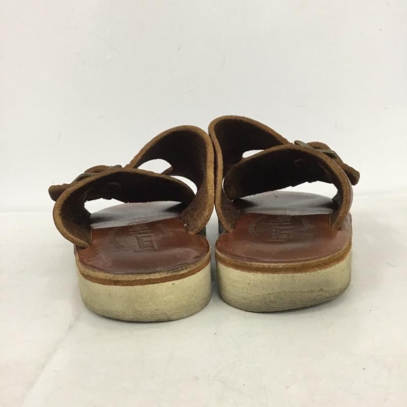 古着 USED サンダル サンダル LEFT HAND レザー 無地 茶 / ブラウン / メンズ USED 古着 中古 10138038