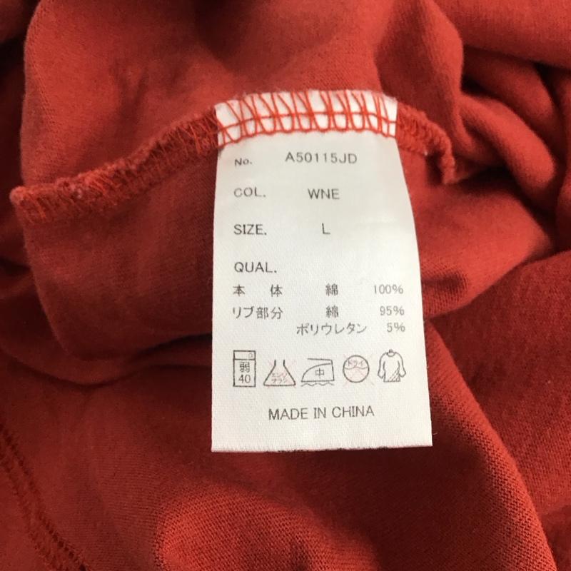 ボルコム VOLCOM Tシャツ 半袖 半袖カットソー プリントTシャツ クルーネックカットソー L プリント 赤 / レッド / メンズ USED 古着 中古 10146991