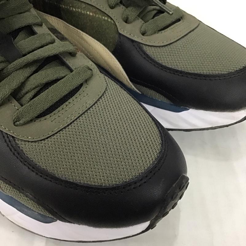 プーマ PUMA スニーカー スニーカー 384186-02 WILD RIDER FLANNEL 24cm 24.0cm ワンポイント カーキ / カーキ / レディース USED 古着 中古 10122584