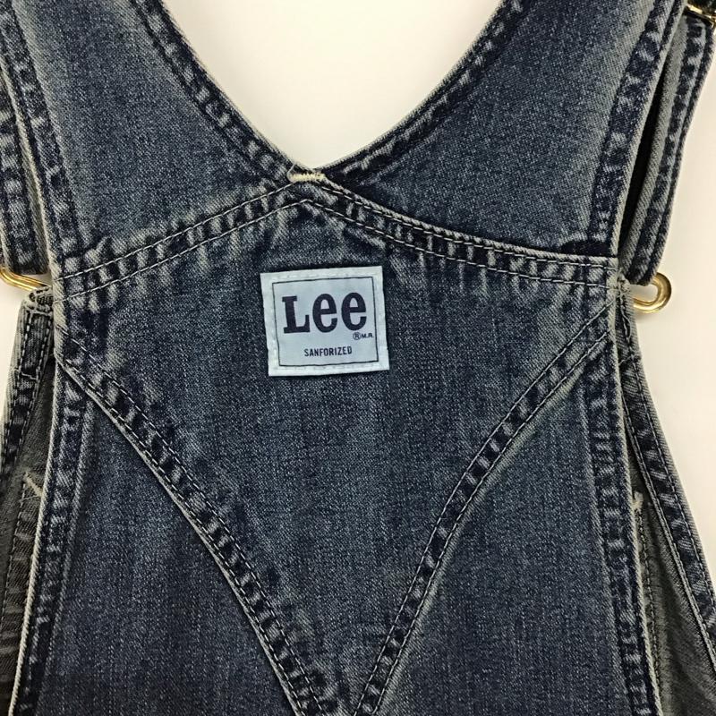 リー Lee サロペット・オーバーオール サロペット、オーバーオール デニムオーバーオール オールインワン ワイドパンツ ロゴ、文字 インディゴ / インディゴ / レディース USED 古着 中古 10134237
