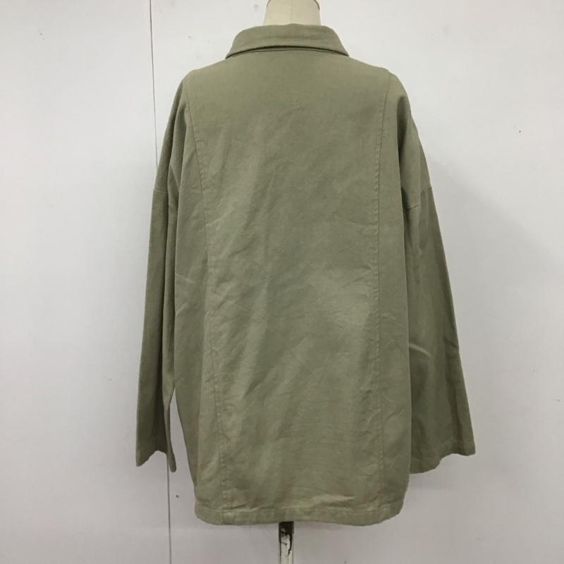 サマンサモスモスブルー Samansa Mos2 blue ジャケット、上着 ジャケット、ブレザー FREE 無地 カーキ / カーキ / レディース USED 古着 中古 10121726
