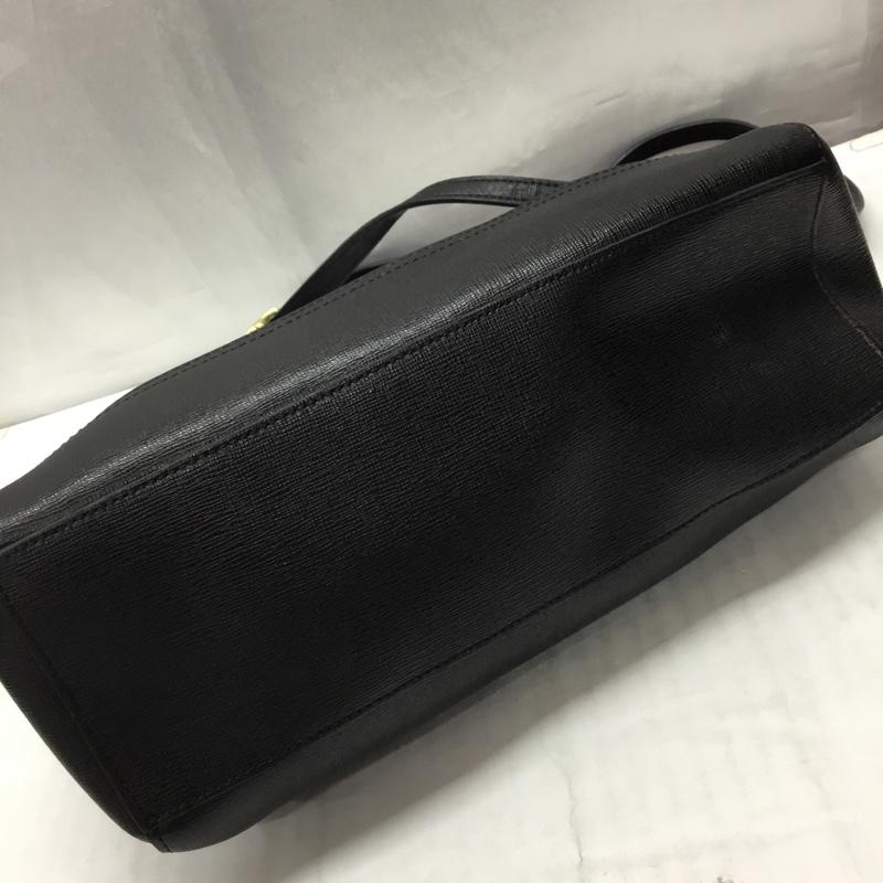 コーチ COACH ハンドバッグ ハンドバッグ 49392 2WAY ショルダー ロゴ、文字 黒 / ブラック / レディース USED 古着 中古 10115583
