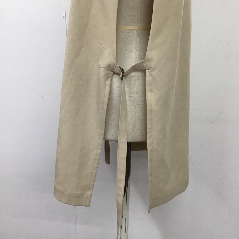 ダブルクローゼット w closet ベスト ベスト 343251 FREE 無地 ベージュ / ベージュ / レディース USED 古着 中古 10117710