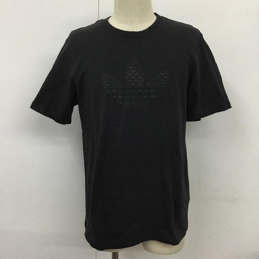 アディダスオリジナルス adidas originals Tシャツ 半袖 IC8878 グラフィックモノグラムTシャツ 半袖カットソー プリントTシャツ XL ロゴ、文字 黒 / ブラック /  メンズ USED 古着 中古 10110002