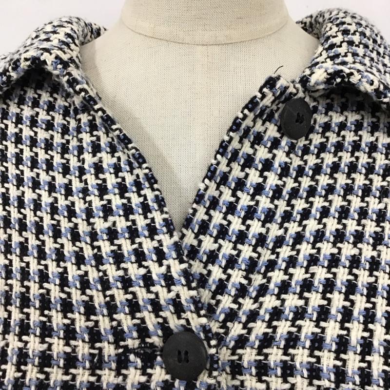 ザラ ZARA ジャケット、上着 ジャケット、ブレザー ツイード L チェック マルチカラー / マルチカラー / レディース USED 古着 中古 10120263