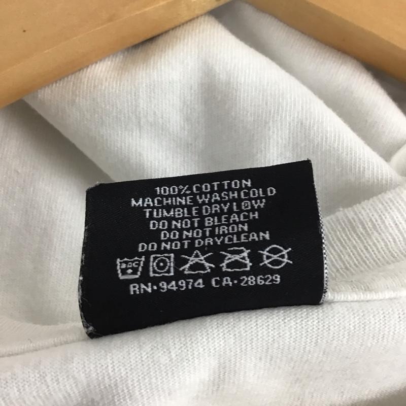 ステューシー STUSSY Tシャツ 半袖 半袖カットソー プリントTシャツ クルーネックカットソー bobmarley L プリント 白 / ホワイト / メンズ USED 古着 中古 10133106