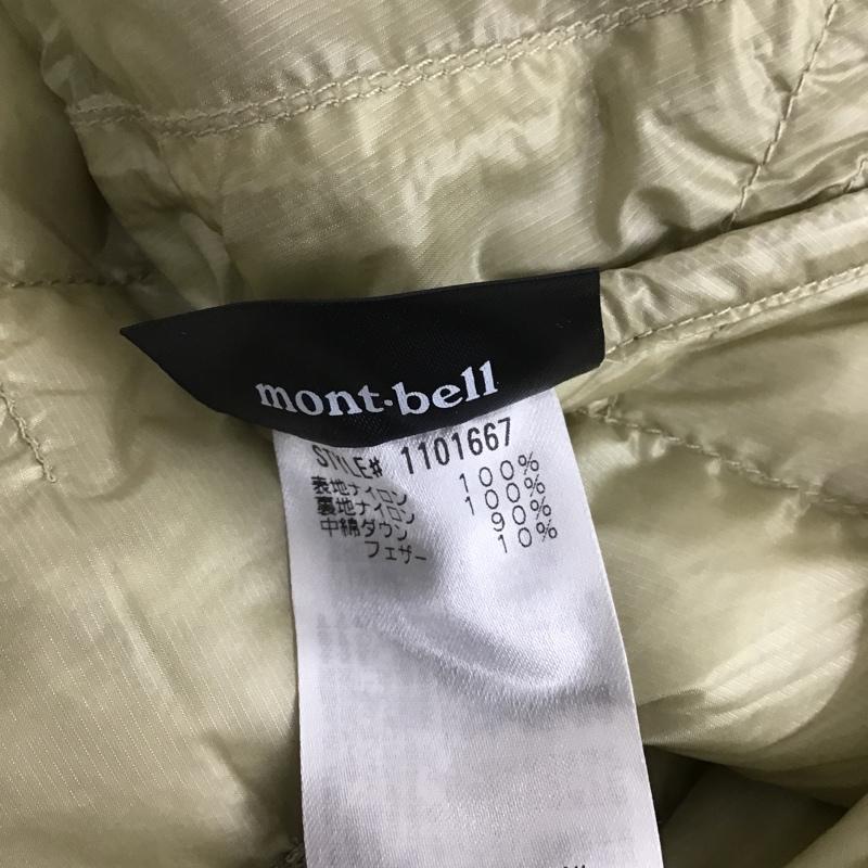 モンベル mont-bell ジャケット、上着 ジャケット、ブレザー 1101667 スペリオダウンラウンドネックジャケット ノーカラージャケット アウター L 無地 ベージュ / ベージュ / レディース USED 古着 中古 10106274