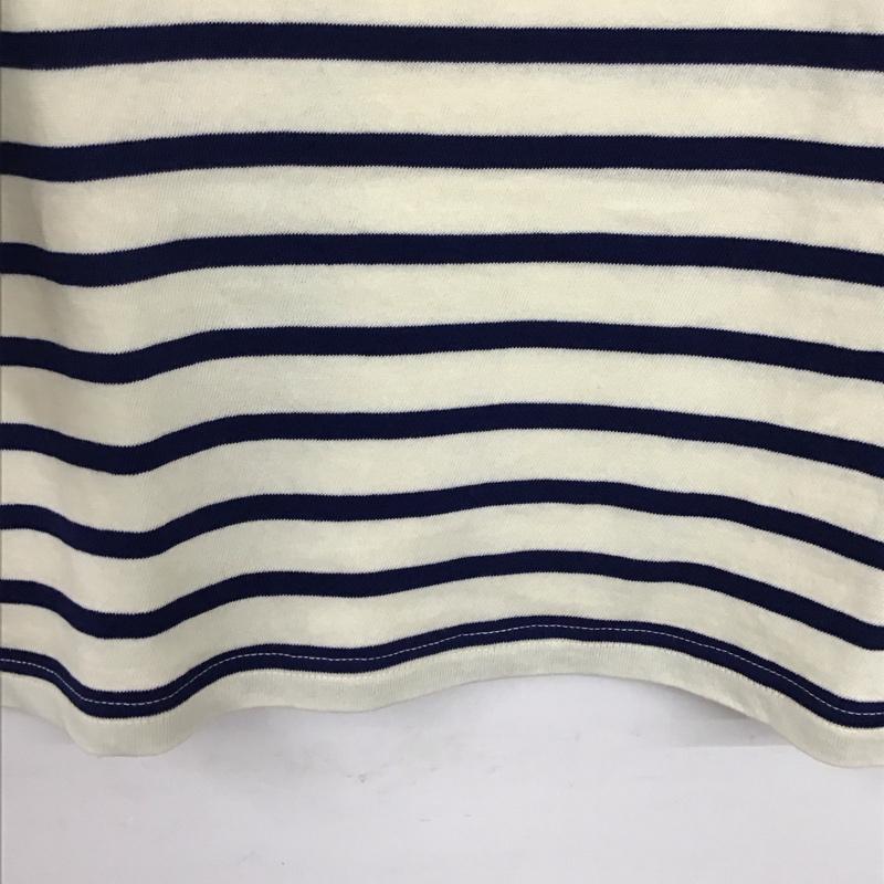 ユナイテッドアローズグリーンレーベルリラクシング UNITED ARROWS green label relaxing カットソー 長袖 3217-175-4060 長袖ボーダートップス 長袖カットソー L ボーダー柄 青 / ブルー / メンズ USED 古着 中古 10133192