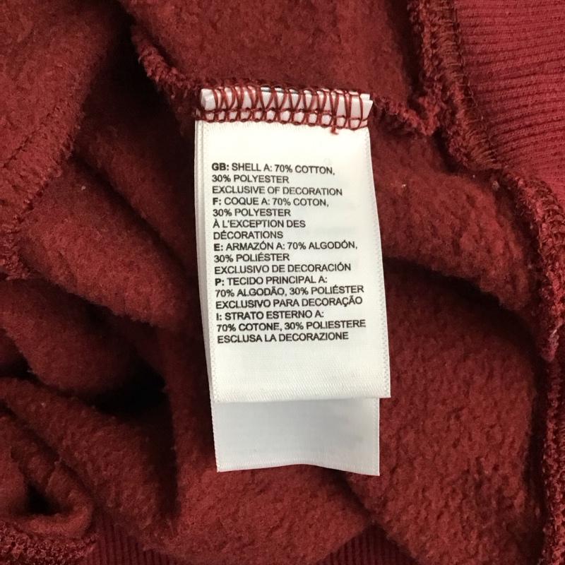 ザノースフェイス THE NORTH FACE パーカー 長袖 nf0a4pa1 長袖パーカー プルオーバーパーカー プリントスウェット M ロゴ、文字 えんじ / ワインレッド / レディース USED 古着 中古 10125153